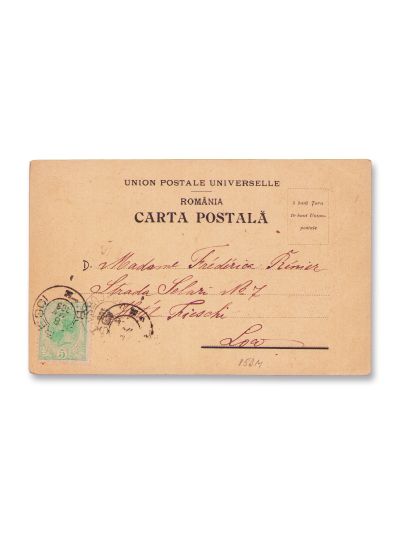Fondatorul Asociației studențești internaționale „Corda Fratres”, carte poștală ilustrată 