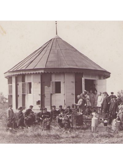 Cramă Recaș, fotografie de epocă, atelier Sigismund Tarkó