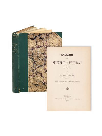T. Frâncu, G. Candrea, Românii din Munții Apuseni (Moții), 1888, din biblioteca lui Sextil Pușcariu