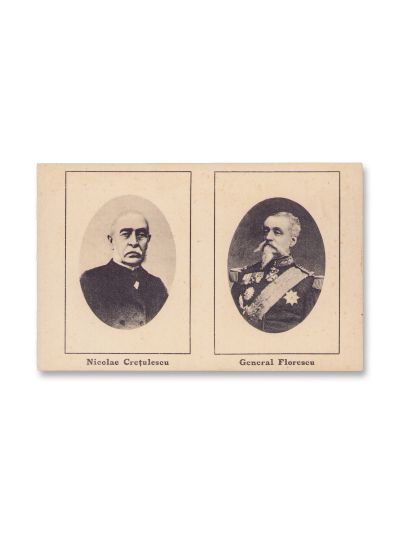 Nicolae A. Kretzulescu, I. Em. Florescu, Iacob N. Lahovari, Al. Averescu, patru cărți poștale fotografice și ilustrate 