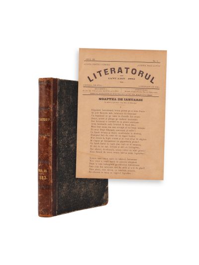 Publicația „Literatorul”, 1882, Anul III, nr. 1 - 12