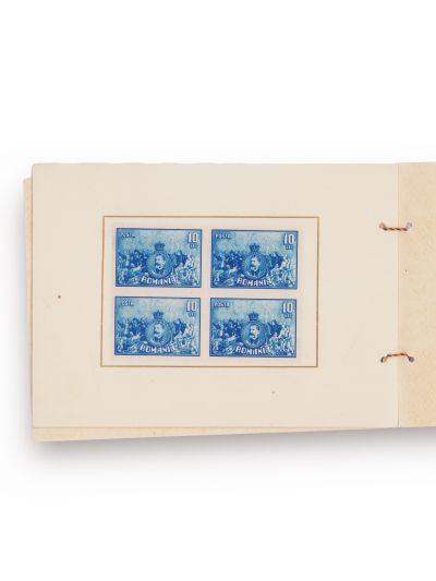 Mărci poștale jubiliare - Unirea Basarabiei, Ardealului, Banatului și Bucovinei, două carnete filatelice, 1918-1928