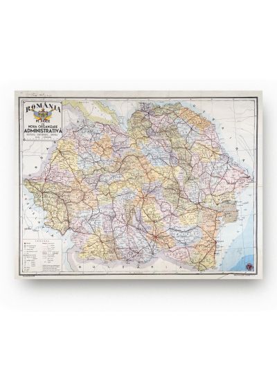 Harta pe județe a României, cu noua organizare administrativă