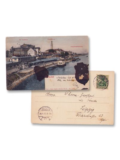 I. L. Caragiale, carte poștală trimisă lui Paul Zarifopol, 20.I.1906