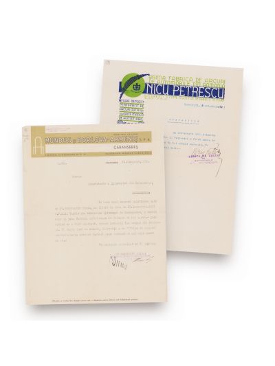 Theodor Atanasiu & Co., Industria de lemn Mundus și Borlova-Armeniș, „Nicu Petrescu”, trei documente 