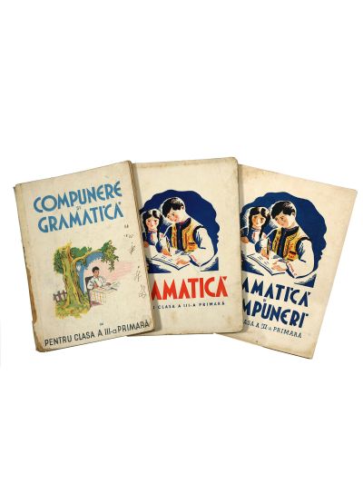 Gramatică și compunere pentru clasa a III-a primară, trei volume, 1940-1941