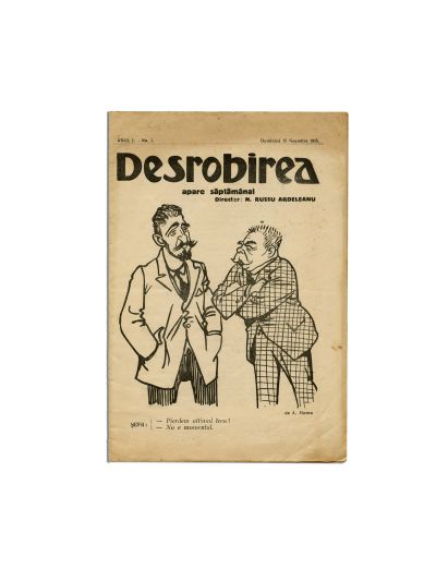 Publicația „Desrobirea”, Anul I, Nr. 1, 15 noiembrie 1915