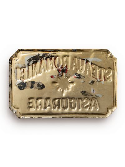 „Steaua României - Asigurare”, pancartă metalică