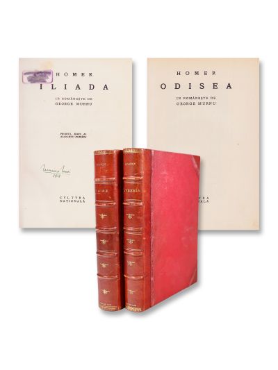 Homer, Iliada și Odiseea, traducere de George Murnu, 1924, două volume
