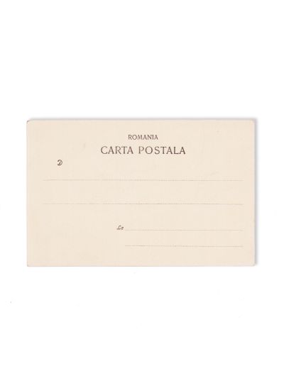 Moralescu, carte poștală cu o ilustrație satirică