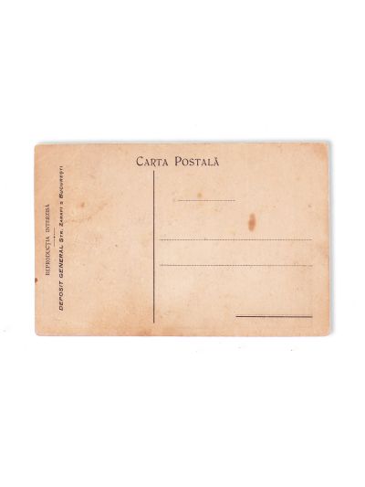 Gen. H. M. Berthelot - Trecerea Dunării a glorioșilor noștri aliați, carte poștală ilustrată