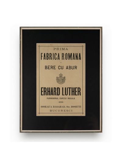 Berea cu abur Erhard Luther, reclamă tip afiș, 1897
