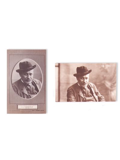 I. L. Caragiale, două cărți poștale fotografice