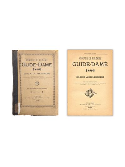 Annuaire de Roumanie, Annonces de Bucarest, anul XII, 1886
