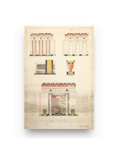 Sală de recepție în Palatul Ministerului Apărării Naționale, proiect Stanislav Bortnovski