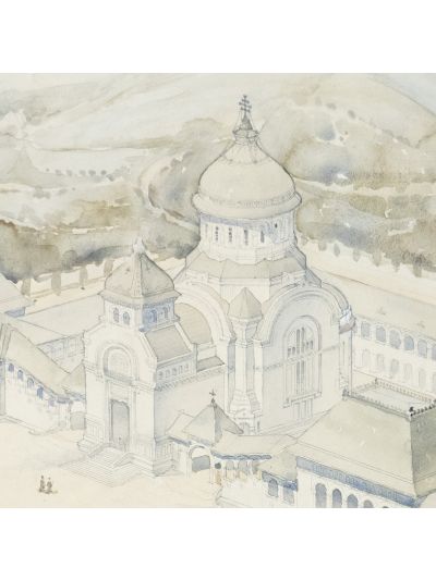 Proiectul Catedralei Maglavit, arhitect Constantin Pomponiu