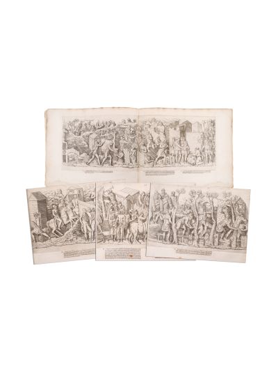 Columna lui Traian, zece gravuri realizate de Bartoli Pietro Santi