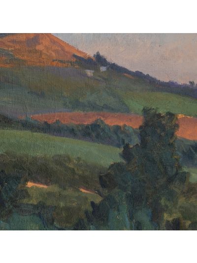 G. M. Cantacuzino, Dealuri, ulei pe carton