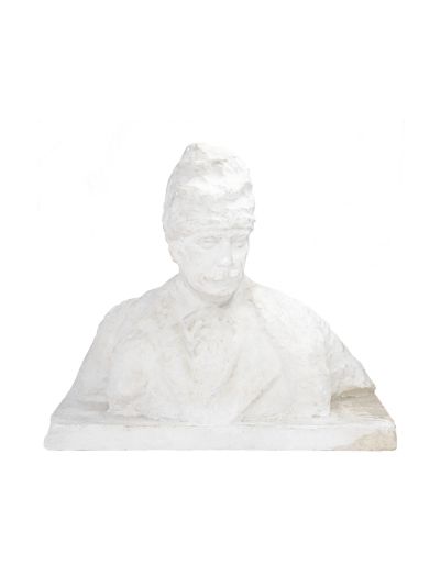 Oscar Han, I. L. Caragiale, bust din ipsos, 196[7]