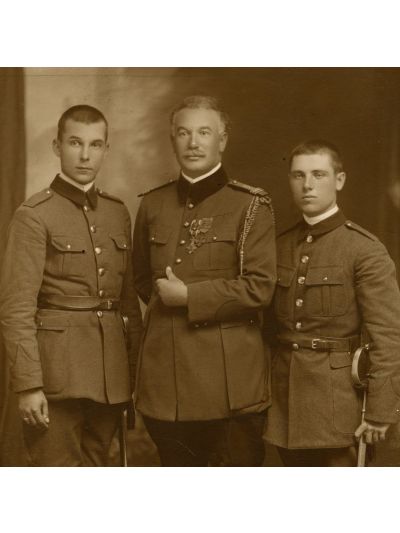 Generalul Georgescu Pion, fotografie de epocă, atelier Kossak