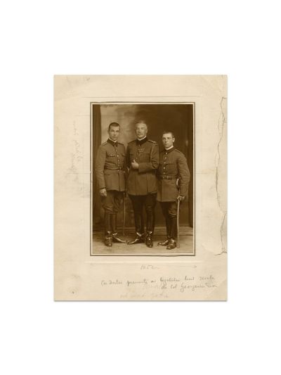 Generalul Georgescu Pion, fotografie de epocă, atelier Kossak