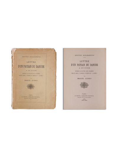 Emanoil Quinezu, Lettre d’un paysan du Danube a une russe, 1878