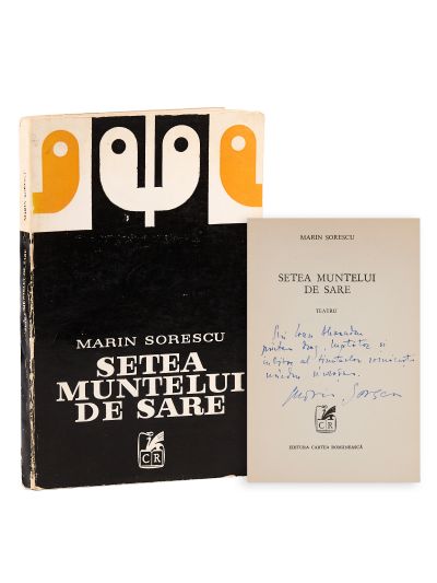 Marin Sorescu, Setea muntelui de sare, 1974, cu dedicație pentru Ioan Alexandru 