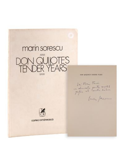 Marin Sorescu, Don Quijote's Tender Years, 1979, cu dedicație pentru Florin Pucă 