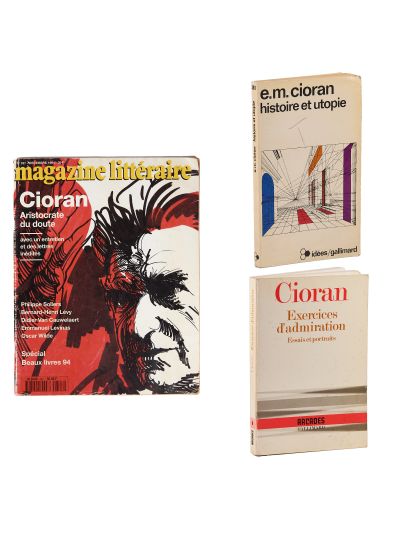 Emil Cioran, Histoire et utopie + Exercices d'admiration + Magazine littéraire, 1960 - 1994