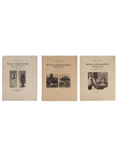 Tache Papahagi, Imagini de etnografie românească, 3 volume, 1928-1934 - cu semnătura autorului