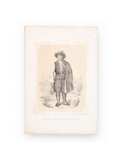 Costume Valaque, colecție de 10 litografii de mari dimensiuni, 1853