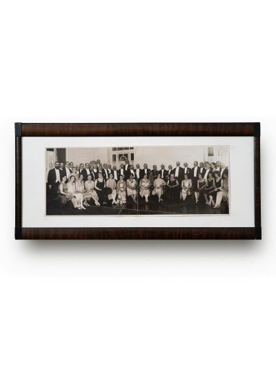 Caius Brediceanu într-un grup, fotografie de epocă 