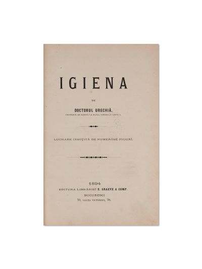 Alecu A. Urechi, Igiena, 1894