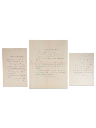 Arhitect Duiliu Marcu, trei scrisori pentru domnul Oprescu, 1935