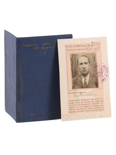 Ion I. Enescu, carte de membru al Asociației Generale a Inginerilor + legitimație în Colegiul Arhitecților, 1946