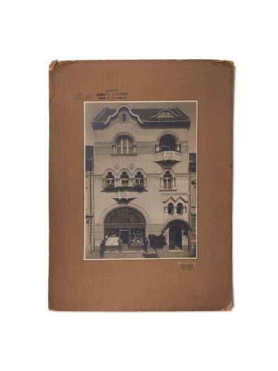 Palatul Diecezan din Arad, fotografie de mari dimensiuni, arh. Ludovic Szántay, atelier Ö. Ruhm