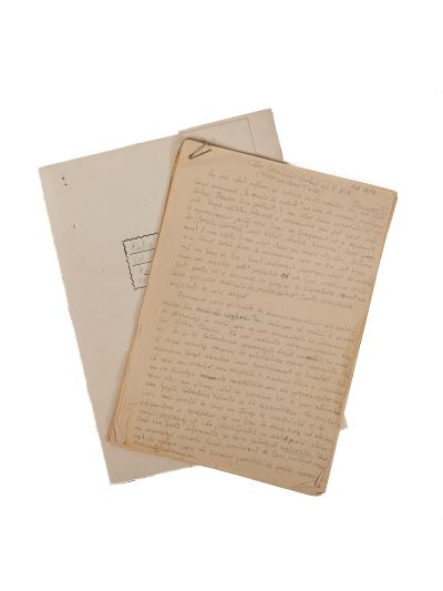Lucian Blaga, memoriu adresat Comitetului Central al P.M.R. Secția Cultură și Artă, privind disputa cu Mihail Beniuc, 1959, manuscris de 21 pagini