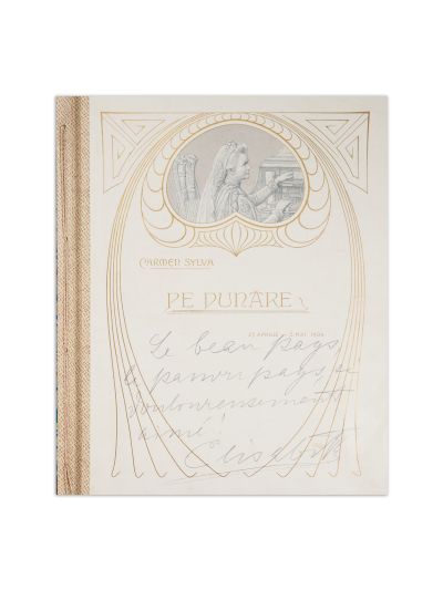 Carmen Sylva, Pe Dunăre, 27 aprilie-3 mai 1904, cu dedicația reginei