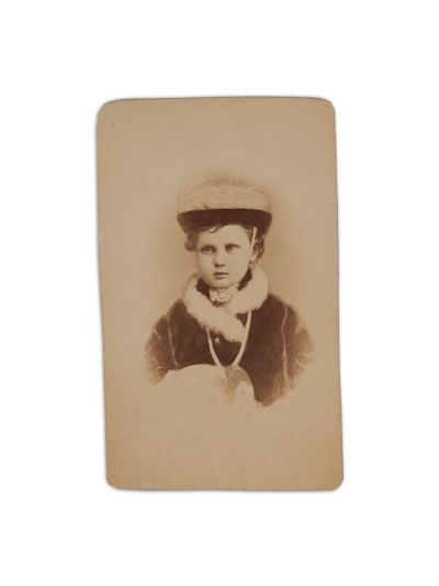 Principesa Maria de Hohenzollern-Sigmaringen, fotografie tip carte-de-visite, cca. 1874