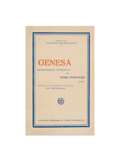 Petru Stamatiadi, Genesa, 1925