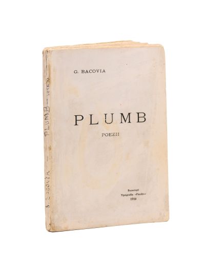 George Bacovia, Plumb. Poezii, 1916 - Piesă foarte rară
