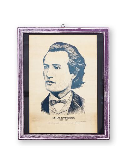 Centenarul morții lui Mihai Eminescu, litografie de Vasile Pănescu 