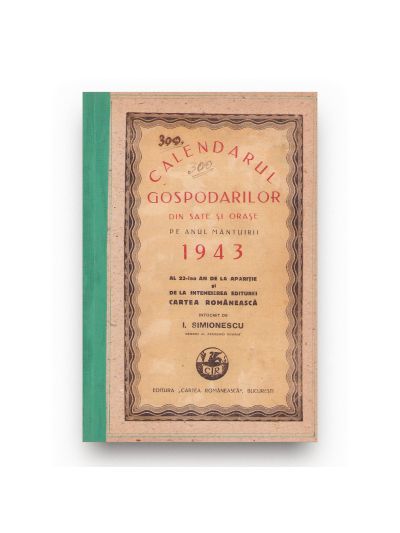 I. Simionescu, Calendarul gospodarilor din sate și orașe pe anul mântuirii 1943