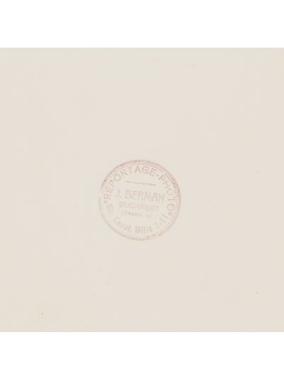 Avocatul Mircea Cancicov, fotografie realizată de I. Berman, cu semnătură olografă