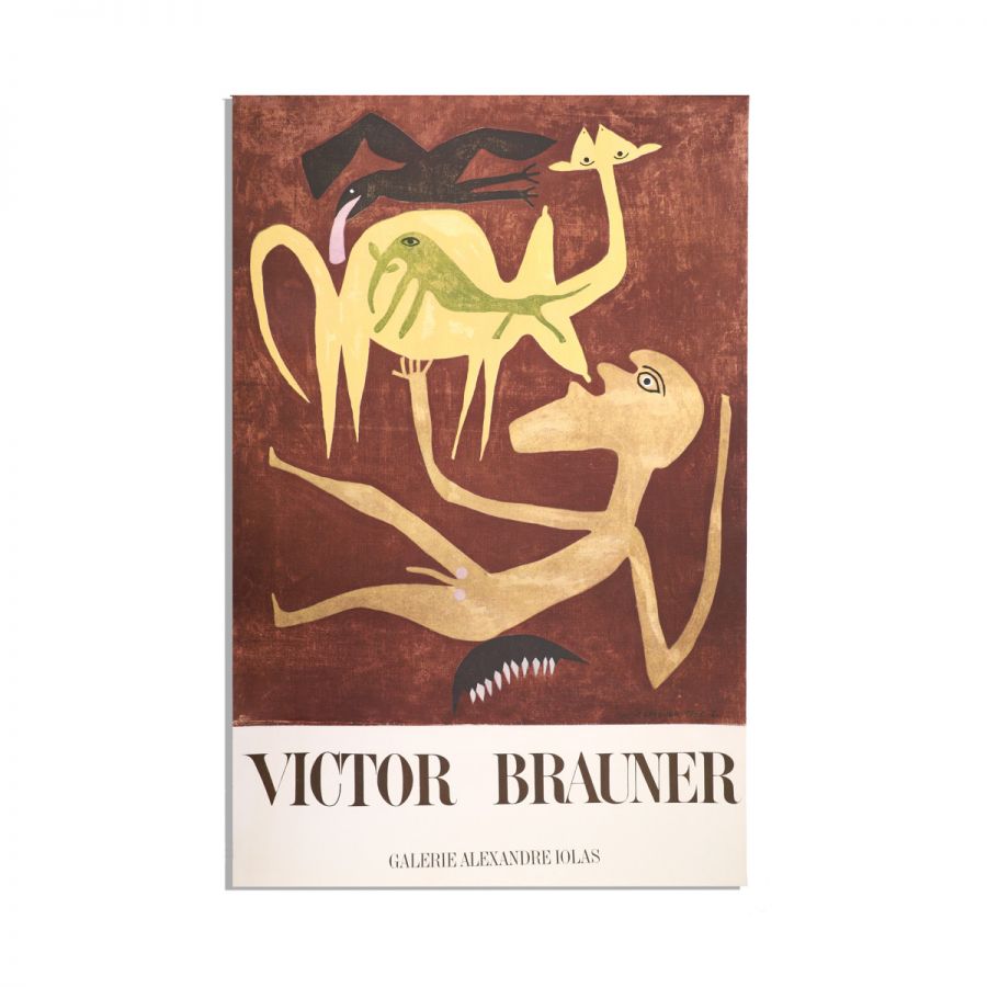 Victor Brauner, Afiș expoziție 1966 - Galerie Alexandre Iolas