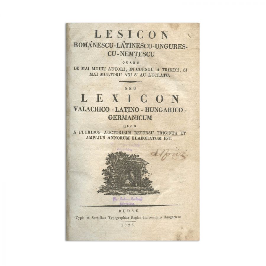 洋書 La Version Latine Metdlg & sujets corrgs Lexicon, Buda, 1825