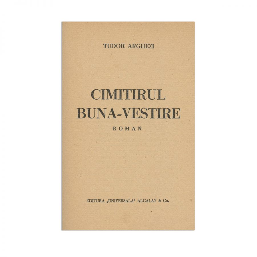 Tudor Arghezi, Cimitirul Buna-Vestire, 1936, cu dedica