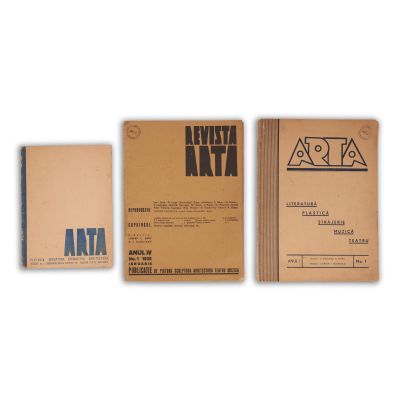 Revista Arta, 3 numere + 2 afișe, 1934-1938