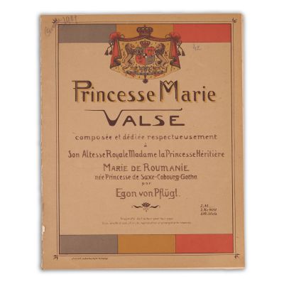 Egon von Pflügl, vals dedicat principesei Maria