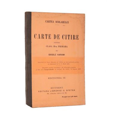 Basile Haram, Carte de citire pentru clasa II-a primară, 1897